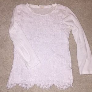 J. Crew lace top